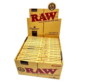 RAW Connoisseur KS Slim + Tips 24 x Box