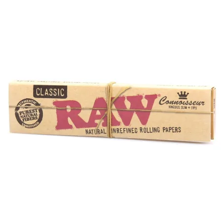 BOX RAW CONNOISSEUR KS slim + Tips 24 x Bibulka