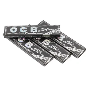 BOX OCB Premium King Size Slim + Tips 32 x Bibulka