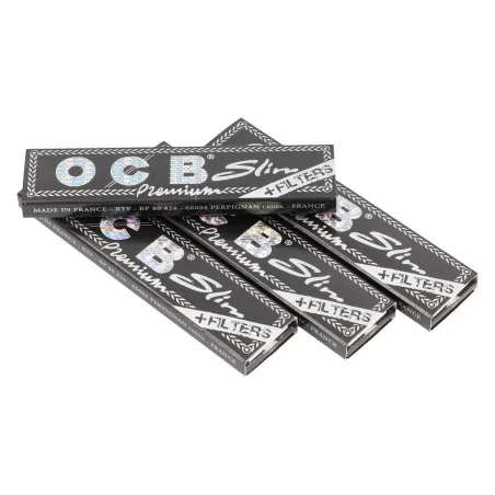 BOX OCB Premium King Size Slim + Tips 32 x Bibulka
