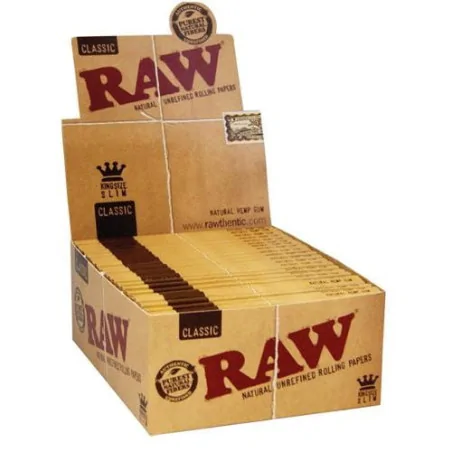 RAW Classic King Size Slim Box 50 x bibułki