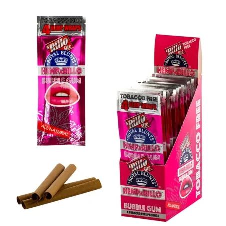 Hemparillo Bubblegum BOX 15 bibułek