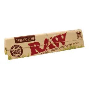 Bibułka RAW Organic Hemp KS Slim BOX
