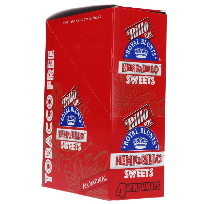 BOX Hemparillo Bibulka Royal Blunt Hemparillo - Słodycz 15 x
