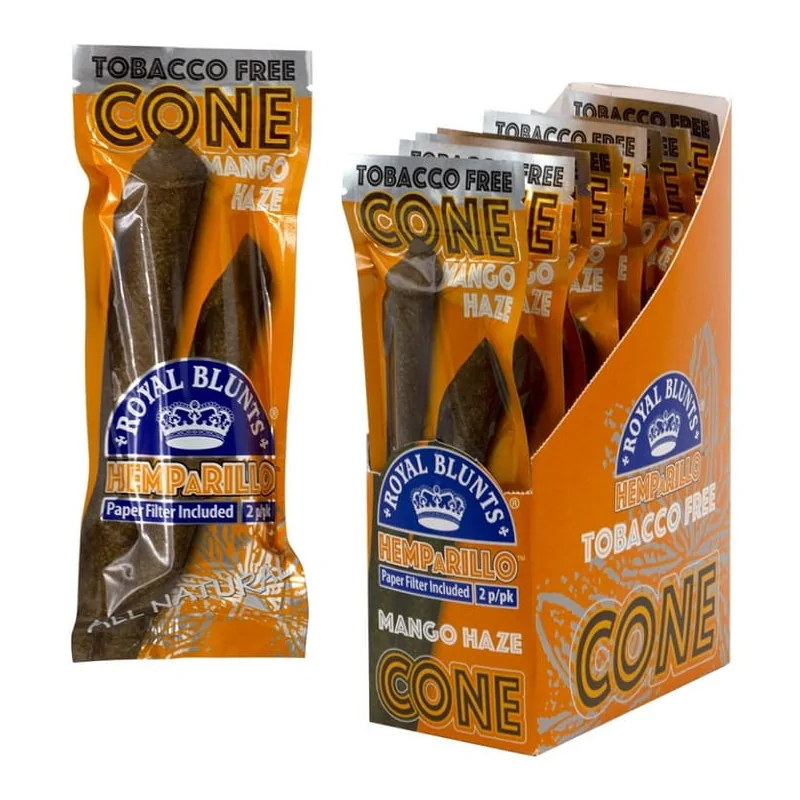 Bibułka Hemparillo 15 x Bibulka Royal Blunt Hemparillo - Mango