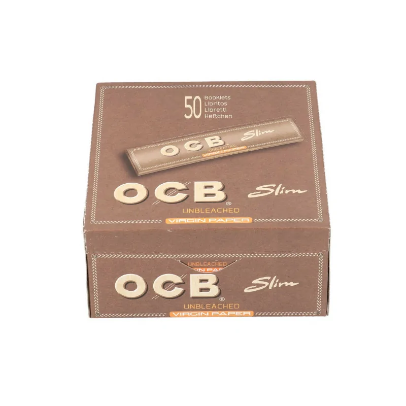 BOX - 50 x Bibułka OCB Virgin KS Slim