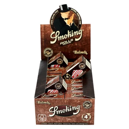 Bibułka Smoking Smoking Rolls BROWN BOX 24 szt