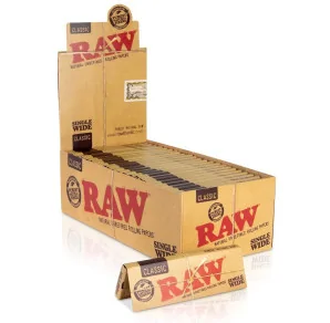 BOX RAW Classic Single Wide 50 | bibułki