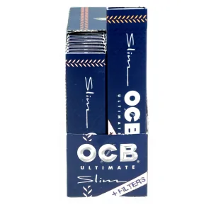 Box 32 x Bibułki OCB Ultimate Slim + Filtry