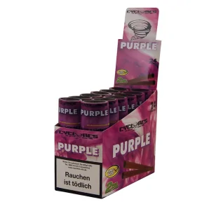 Cyclones Hemp Double Wraps Purple BOX 12x2