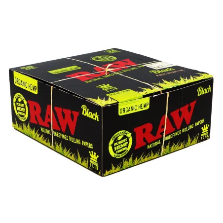 RAW Black Organic King Size Slim 50 x | bletki.pl