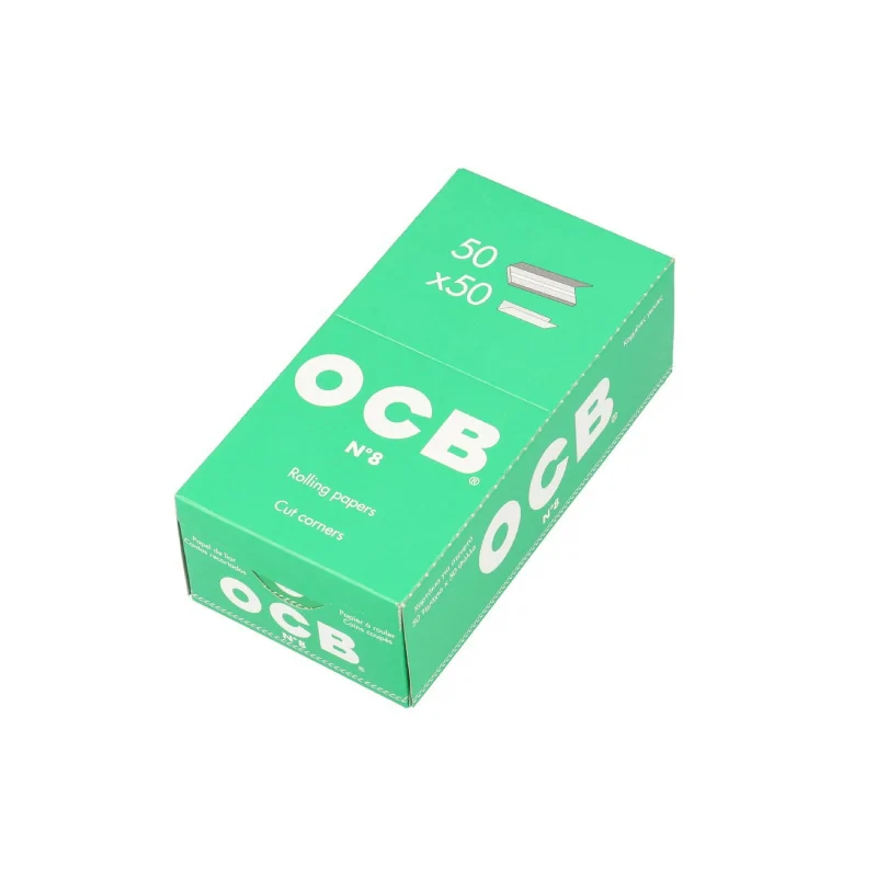 Bibulki OCB Premium Nr 8 Zielona Krótka 50