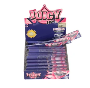BOX 24 x Bibułki Juicy Jay's Bubble Gum King Size Slim - Guma do Żucia