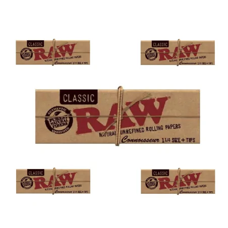 RAW Classic Connoisseur 1 1/4 z filtrami