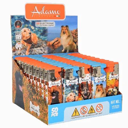 Zapalniczka żarowa Adamo Dogs MIX 50 szt.