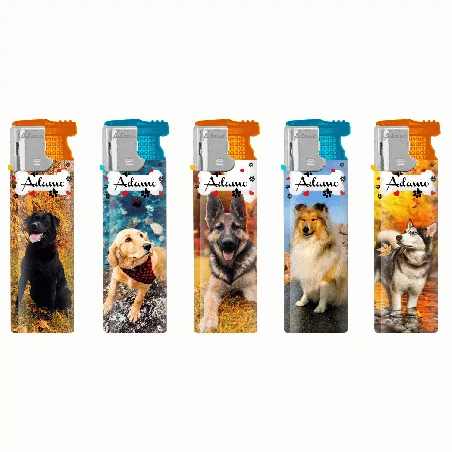 BOX - 50 x Zapalniczka żarowa Adamo Dogs MIX