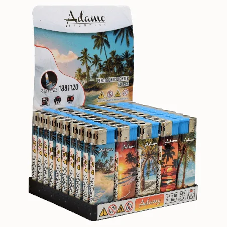 Adamo Tropical Beach BOX 50 szt. zapalniczek