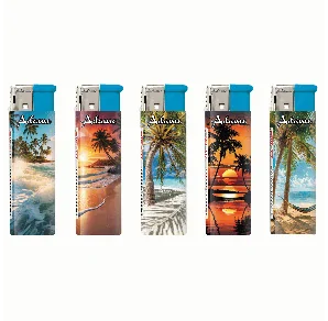 BOX - 50 x Zapalniczka piezoelektryczna Adamo Tropical Beach