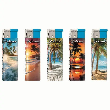 BOX - 50 x Zapalniczka piezoelektryczna Adamo Tropical Beach