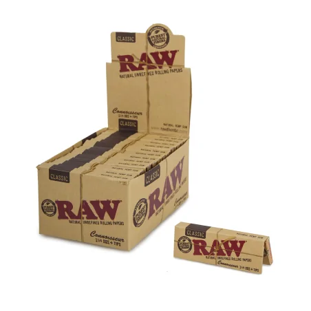 RAW Classic Connoisseur 1 1/4 + filtry 24