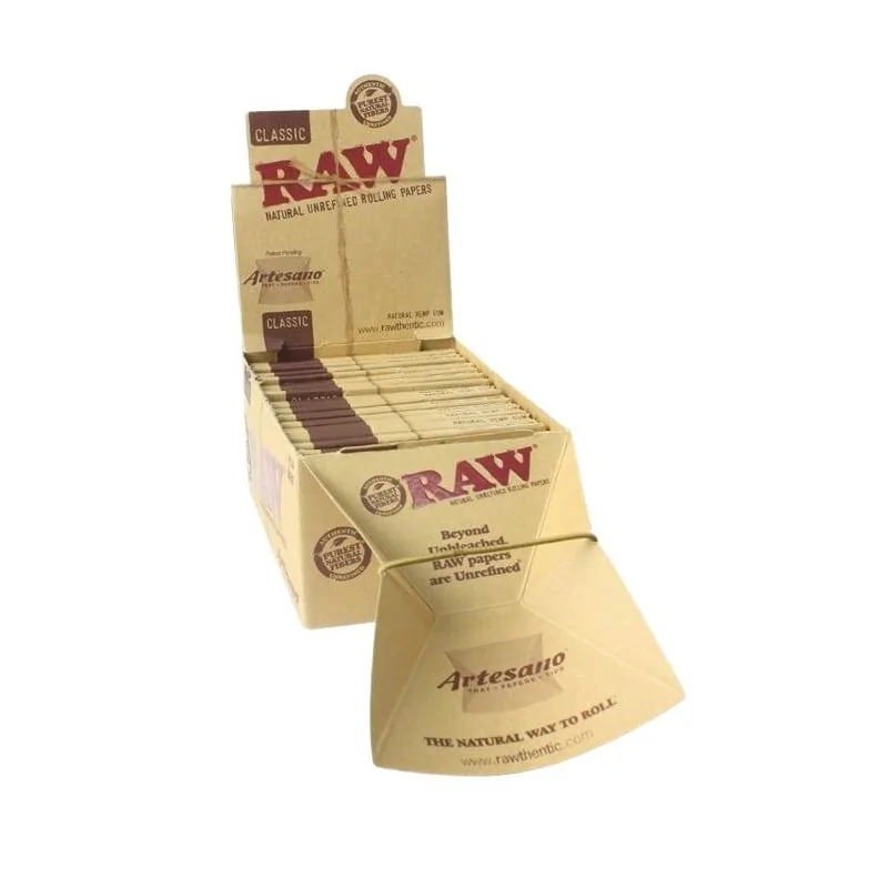 BOX RAW 15 x Bibulka Artesano 1 1/4 + Tips