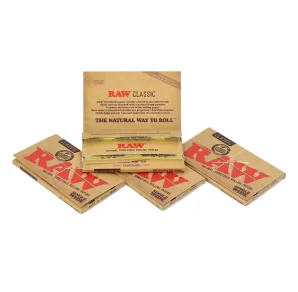 RAW Classic Double Single Wide 25 x BOX
