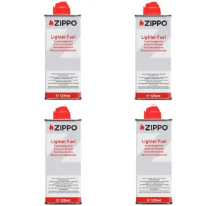 Zestaw 4 x Benzyna Zippo 125 ml