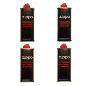 Zestaw 4 x Benzyna Zippo 125 ml