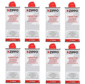 Zestaw 8 x Benzyna Zippo 125 ml
