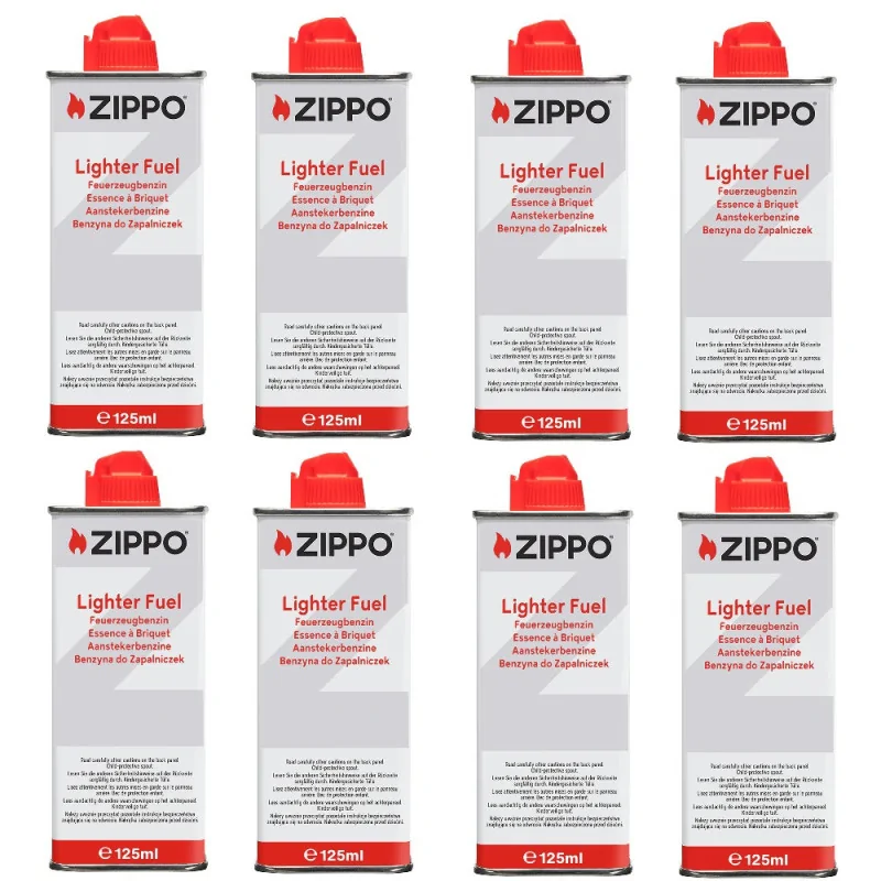 Zestaw - 8 x Benzyna Zippo 125ml