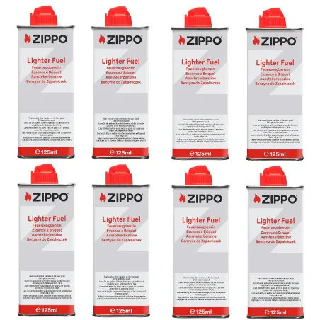 Zestaw 8 x Benzyna Zippo 125 ml