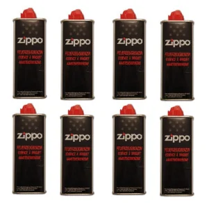 Zestaw 8 x Benzyna Zippo 125 ml