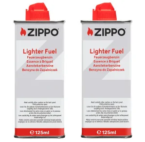 Benzyna Zippo 2 x 125 ml – zestaw