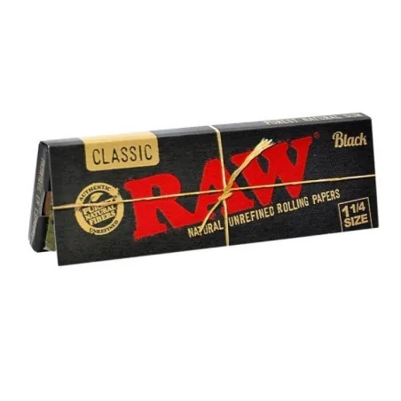 Bibułki RAW Black 1 1/4 | bletki.pl