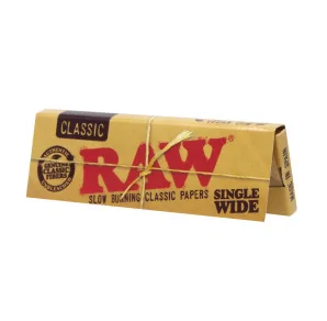 RAW Classic Single Wide – krótkie bibułki