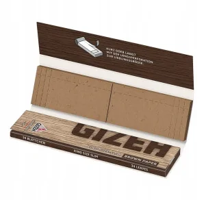 Gizeh Brown King Size Slim + filtry