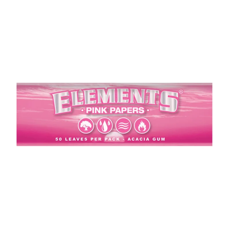 Bibułki Elements PINK 1 1/4