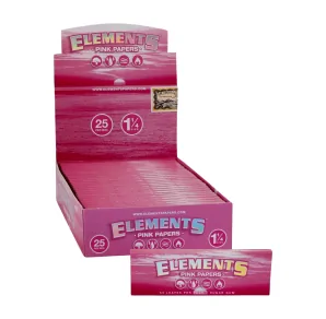 Elements PINK 1 1/4 – bibułki średnie
