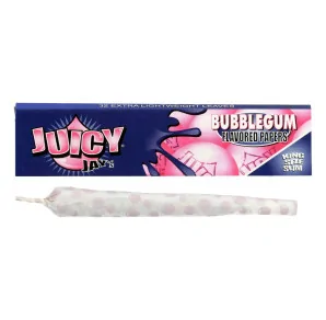 Bibułki Juicy Jay's Bubble Gum King Size Slim - Guma do żucia