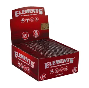 Bibułki Elements Red King Size Slim