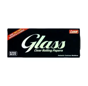 GLASS LUXE King Size – przezroczysta bibułka