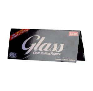 GLASS LUXE King Size – przezroczysta bibułka