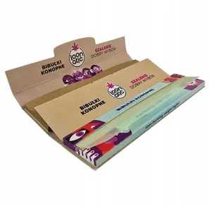 Bibułka Konopna King Size Slim Loonatic + Tips