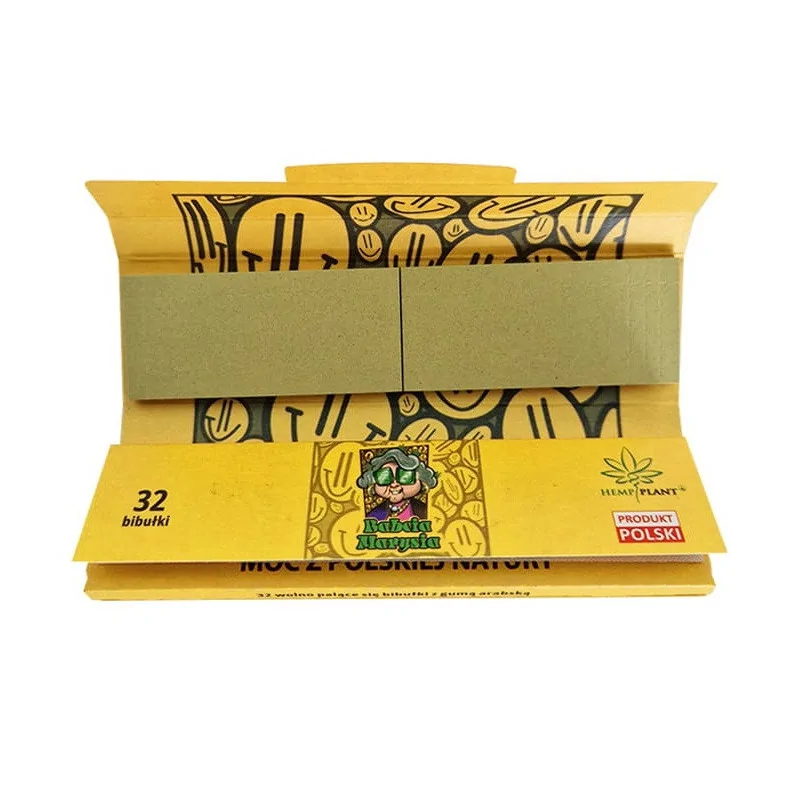 Bibułka Konopna King Size Slim + Tips Babcia Marysia