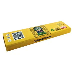 Bibułka Konopna King Size Slim + Tips