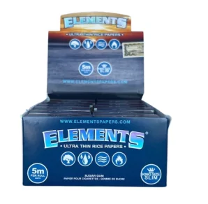 Elements Blue Rolls Slim 5 m | bibułka