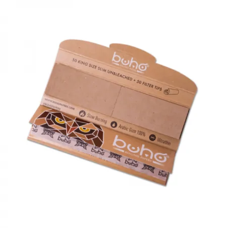 BUHO Natural King Size Slim + Tips