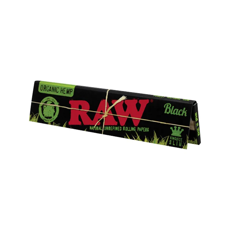 Bibułki RAW Black Organic King Size Slim
