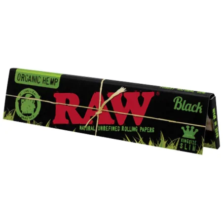 RAW Black Organic King Size Slim bibułki