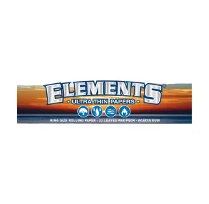 Elements King Size – dłuższe bibułki